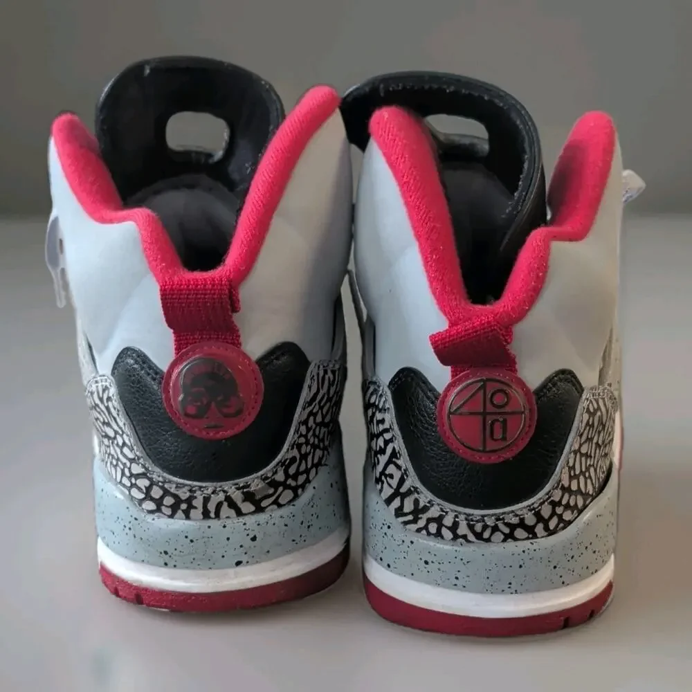 Air Jordan Spizike Wolf Grey Mens Size 11 Black Gym Red Retro Shoes 315371-003